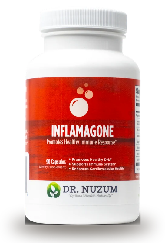 Inflamagone bottle with 90 vegan capsules