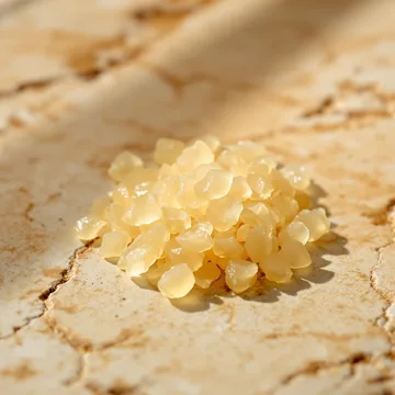 Pale golden boswellia resin tears