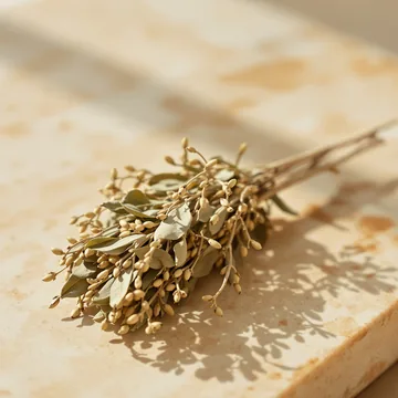 A bundle of dried iporuru leaves and twigs