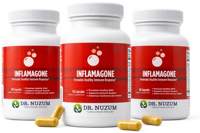 Three bottles of Inflamagone